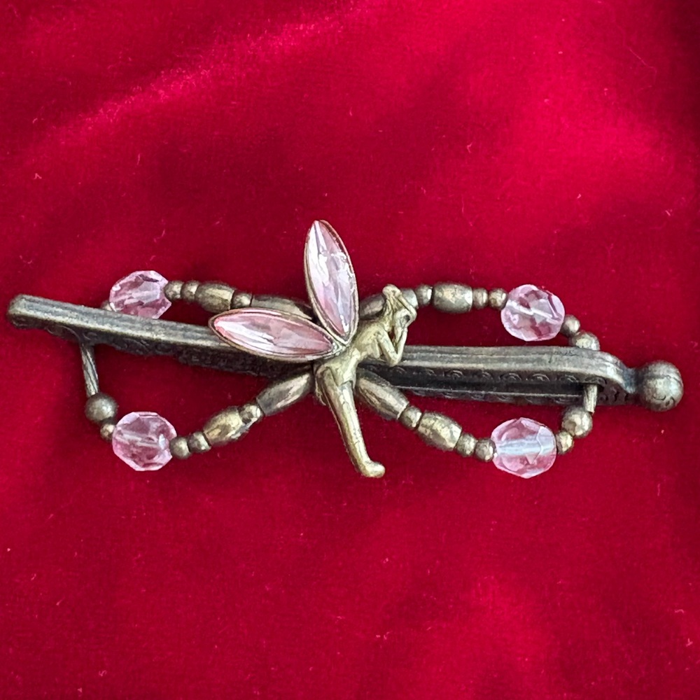 Tinker Bell Fairy Lilla Rose Flexi8 Hair Pin Pink gemstone’s